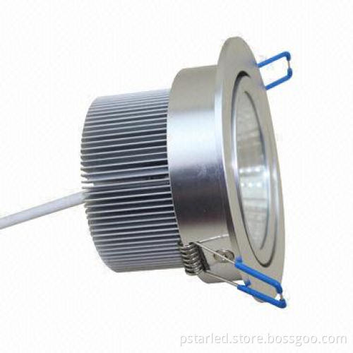 PF>0.95 LED Downlight with Sharp COB, 12W Ceiling, CRI>80, Jewelry Store